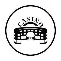 Casino building icon