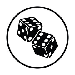Craps dice icon