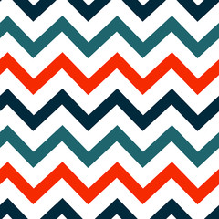 colorful abstract zig zag seamless vector pattern background illustration

