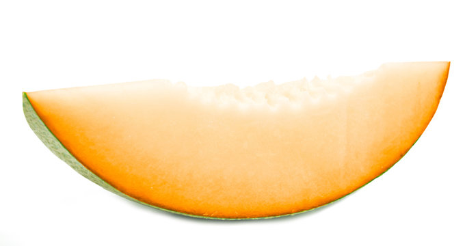 cantaloupe melon isolated