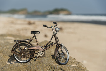 Bicycle on the beach