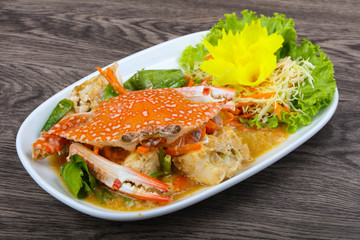 Boiled crab
