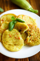 fried zucchini fritters