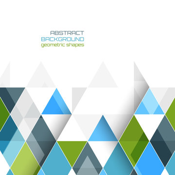 Abstract vector background with geometric shapes.