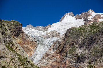 Fototapeta na wymiar Ferret glacier