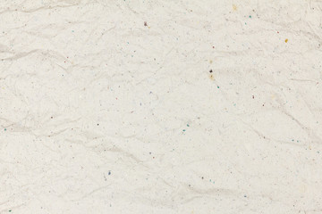 Recycled crumpled white paper texture or paper background for design with copy space for text or image.