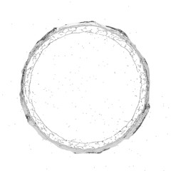 silver splash radial 3d rendering