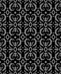 Antique seamless background 443 curve spiral round rhomb check kaleidoscope
