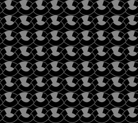 Antique seamless background 450 gene curve spiral cross
