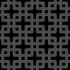 Antique seamless background 498 square cross chain geometry
