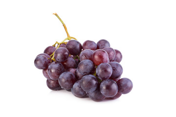 grapes isolated on over white background
