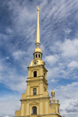 Fototapeta na wymiar Cathedral of Saints Peter and Paul in St. Petersburg