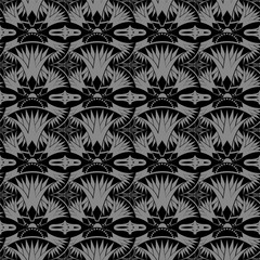 Antique seamless background 548 vintage sawtooth flower cross pattern
