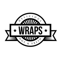 Mexican Cuisine vintage sign - Wraps