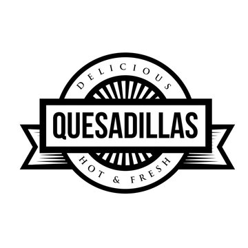 Mexican Cuisine vintage sign - Quesadillas
