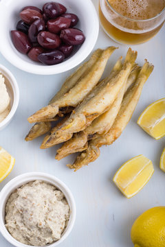 Fried ladyfish.