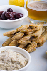Fried ladyfish.