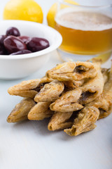 Fried ladyfish.