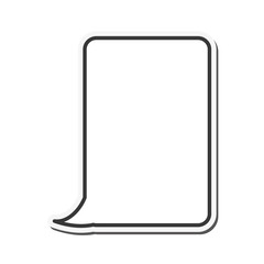 flat design conversation bubble icon vector illustration