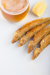 Fried fish.