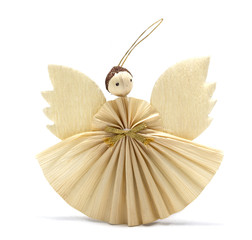 corn husk angel with hanger