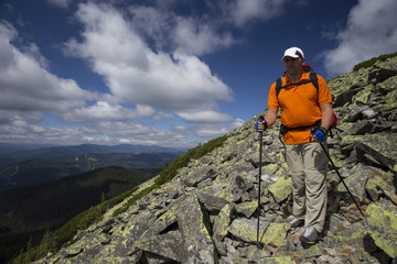 Fototapeta premium Summer hiking.