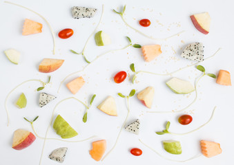 Fruit pattern background