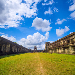 Angkor Wat the ancient  Buddhist and Hindu temple complex