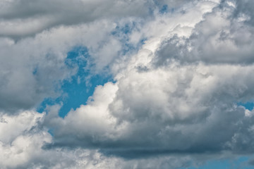 Sky background with a tiny clouds