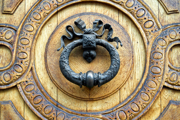 Fototapeta premium Türklopfer aus Basel