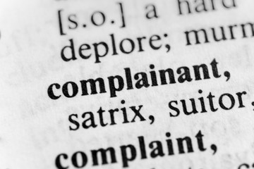 Obraz premium Complainant