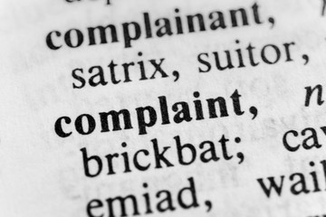Fototapeta premium Complaint