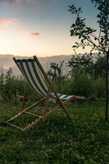 Watching the sunset in a village in the mountains of Corsica - 2