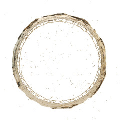 golden splash radial 3d rendering