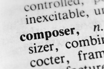 Obraz premium Composer
