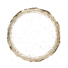 golden splash radial 3d rendering