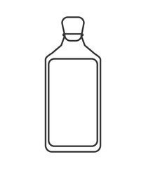 milk jar organic healthy natural food icon. Flat and Isolated illustration. Vector illustration