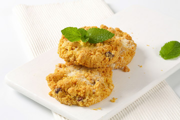 Almond crumble cookies