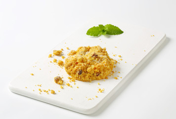 Almond crumble cookies