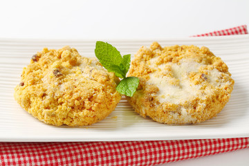 Almond crumble cookies