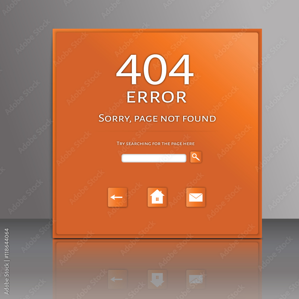 Fototapete vectors abstract background 404 connection error
