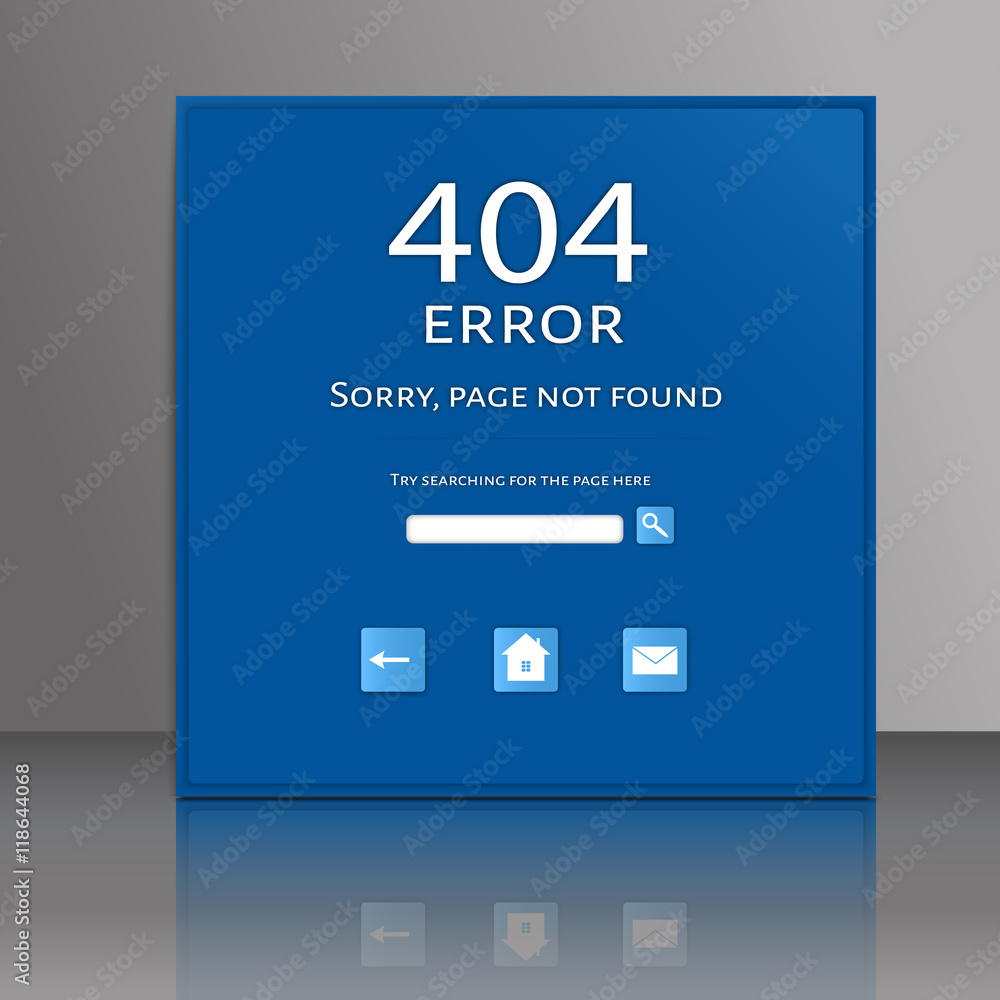 Fototapete vectors abstract background 404 connection error