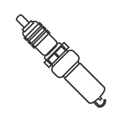 car automobile machine part icon. Flat and Isolated design. Vector illustration