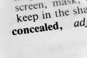 Concealed