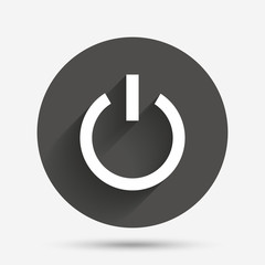 Power sign icon. Switch on symbol.
