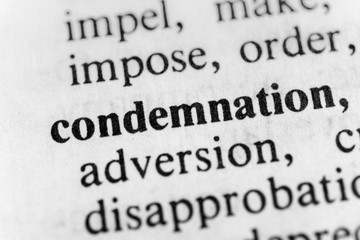 Obraz premium Condemnation