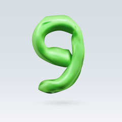 Color Plasticine Figure