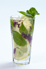 summer lemonade isolated