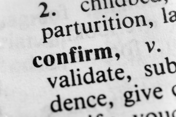Confirm