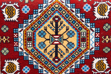 The part of azerbaijan carpet